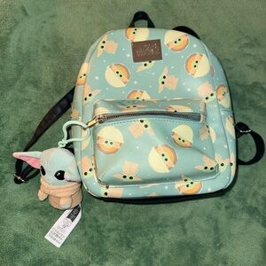 Baby Yoda/Grogu Mini Backpack - Light Teal